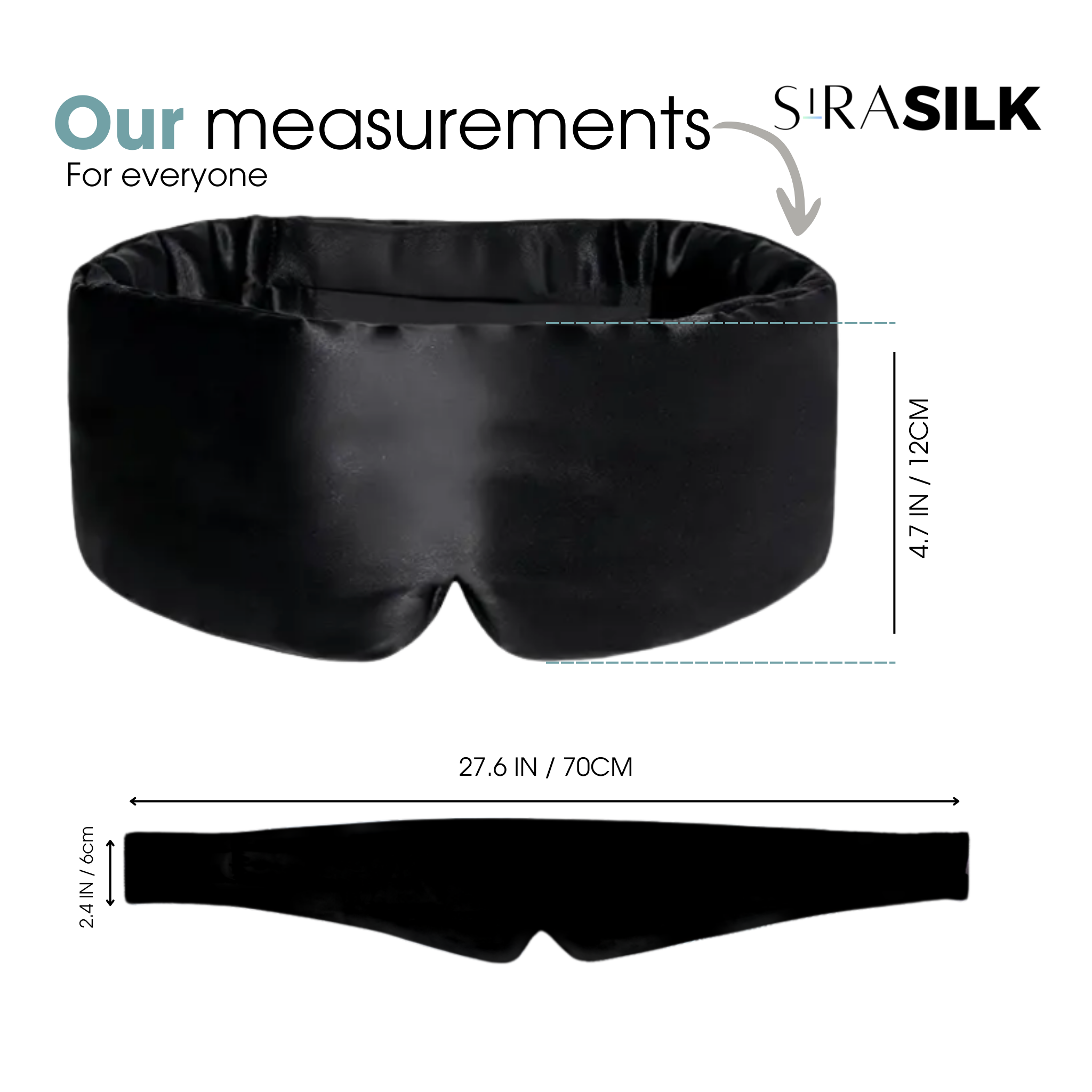 Sirasilk™ Deepsleep Mask Black Knight