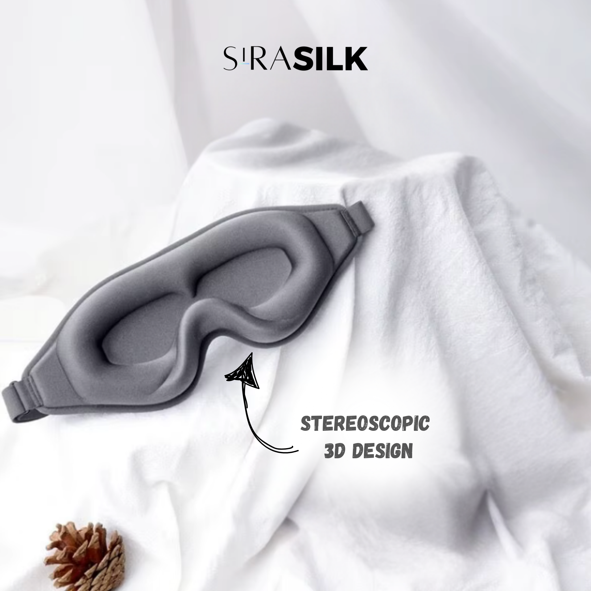 Sirasilk™ 3D mask Silver Mist