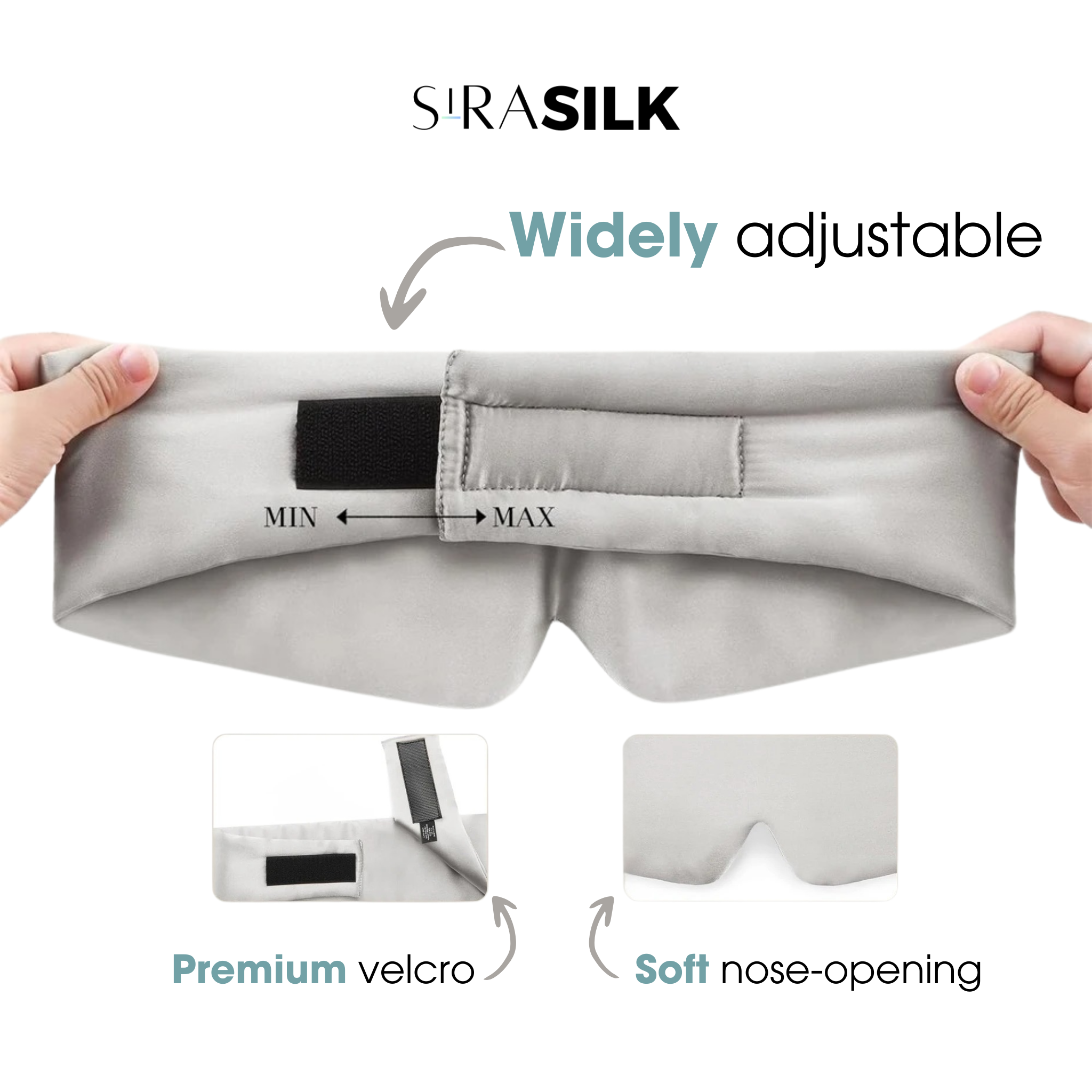 Sirasilk™ Deepsleep Mask Silver Mist