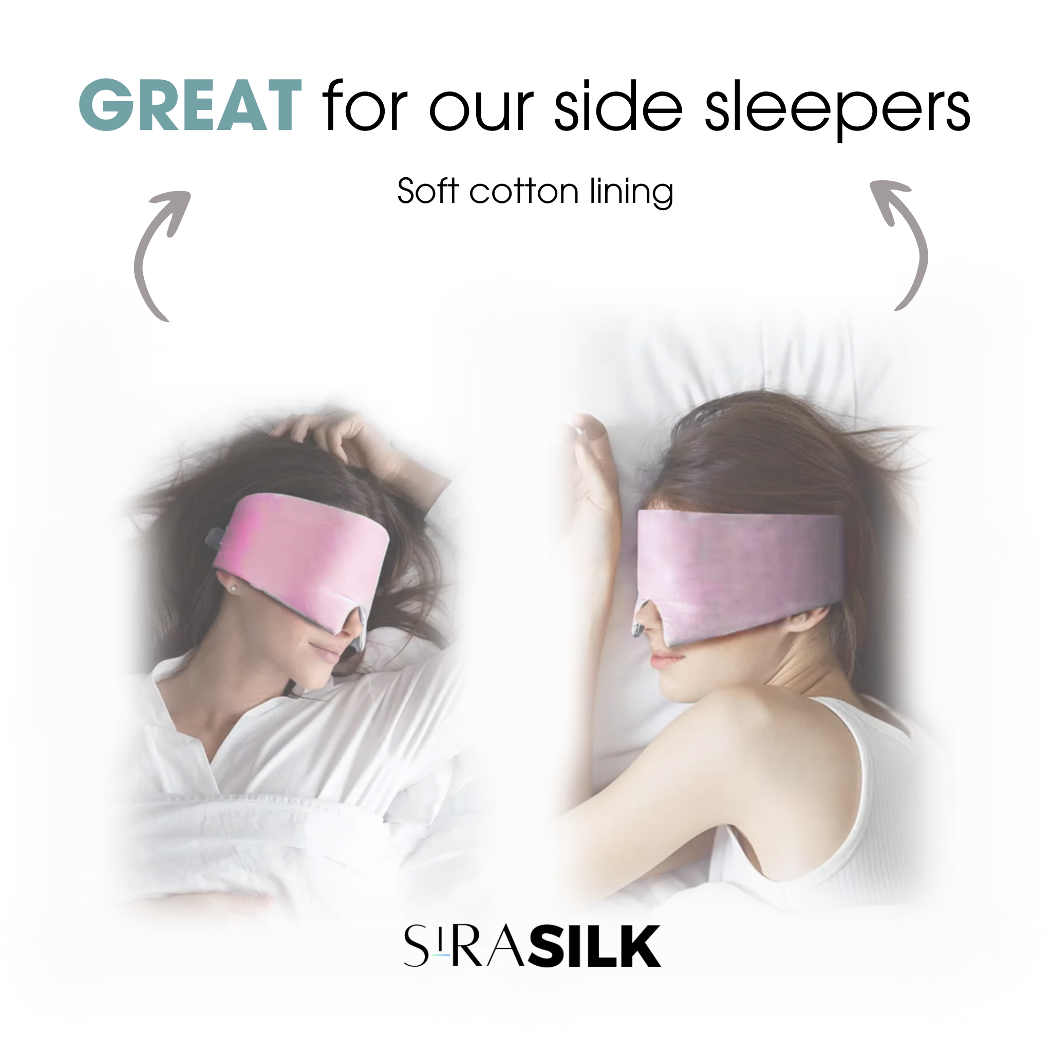 Sirasilk™ Deepsleep Mask Pink Lady